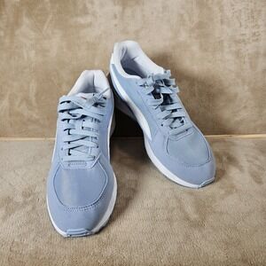 Puma Graviton Womens Sneakers Light Blue White 387067-21 Size 10 Low Top Shoes
